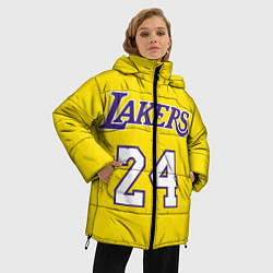 Куртка зимняя женская Kobe Bryant 24, цвет: 3D-черный — фото 2