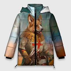 Куртка зимняя женская КОРГИ ЛУЧНИК, цвет: 3D-красный