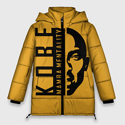 Куртка зимняя женская Kobe Mamba mentality, цвет: 3D-красный