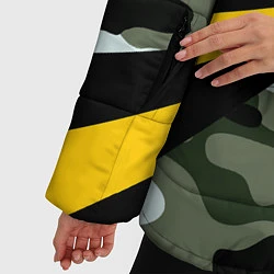 Куртка зимняя женская Войска связи, цвет: 3D-черный — фото 2
