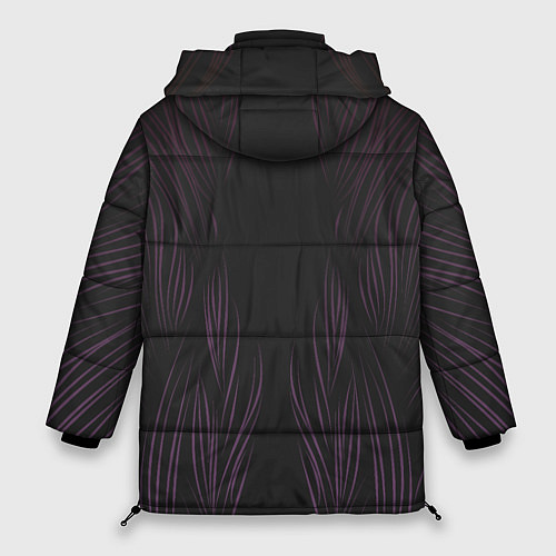 Женская зимняя куртка Фиолетовое пламя / 3D-Светло-серый – фото 2