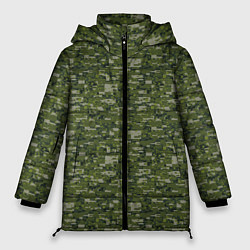 Куртка зимняя женская Камуфляж, цвет: 3D-черный