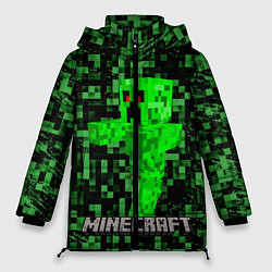 Женская зимняя куртка MINECRAFT CREEPER