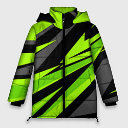 Куртка зимняя женская Форма для фитнеса, цвет: 3D-черный