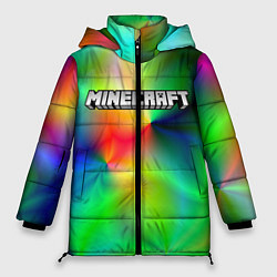 Куртка зимняя женская MINECRAFT, цвет: 3D-светло-серый