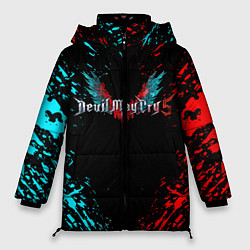 Куртка зимняя женская DEVIL MAY CRY, цвет: 3D-красный