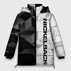 Куртка зимняя женская Nickelback, цвет: 3D-черный