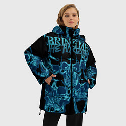 Куртка зимняя женская Bring Me the Horizon, цвет: 3D-черный — фото 2