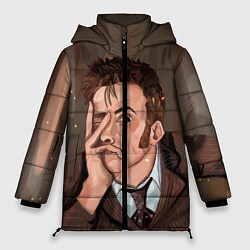 Куртка зимняя женская 10TH DOCTOR WHO, цвет: 3D-черный