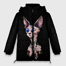 Куртка зимняя женская Сфинкс, цвет: 3D-черный