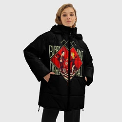Куртка зимняя женская Twin Peaks, цвет: 3D-красный — фото 2