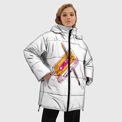 Куртка зимняя женская 90s, цвет: 3D-красный — фото 2