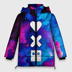 Куртка зимняя женская LOVE DEATH ROBOTS LDR, цвет: 3D-светло-серый
