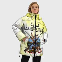 Куртка зимняя женская Охота, цвет: 3D-черный — фото 2