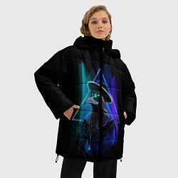 Куртка зимняя женская ДОКТОР ЧУМЫ, цвет: 3D-черный — фото 2