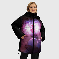 Куртка зимняя женская Five Nights At Freddy's, цвет: 3D-светло-серый — фото 2