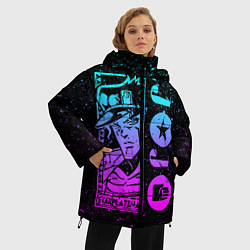 Куртка зимняя женская JoJo Bizarre Adventure, цвет: 3D-красный — фото 2