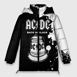 Куртка зимняя женская ACDC Back in Black, цвет: 3D-светло-серый