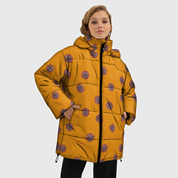 Куртка зимняя женская CoronaVirus, цвет: 3D-черный — фото 2