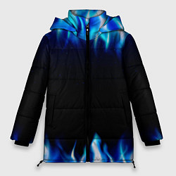 Куртка зимняя женская Синий Огонь, цвет: 3D-светло-серый
