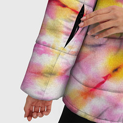 Куртка зимняя женская Rolling Stones tie-dye, цвет: 3D-черный — фото 2