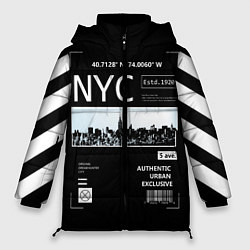 Куртка зимняя женская Off-White: NYC, цвет: 3D-красный