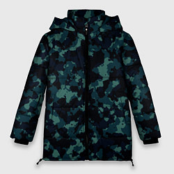 Куртка зимняя женская Камуфляж, цвет: 3D-черный
