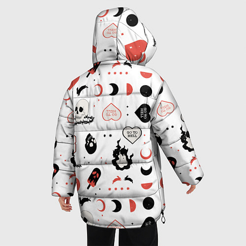 Женская зимняя куртка Приключения Сабрины / 3D-Светло-серый – фото 4