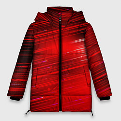 Куртка зимняя женская Красный свет, цвет: 3D-черный