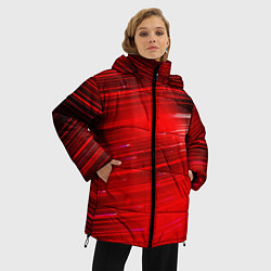 Куртка зимняя женская Красный свет, цвет: 3D-светло-серый — фото 2