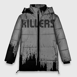 Куртка зимняя женская The Killers Logo, цвет: 3D-черный