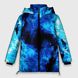 Куртка зимняя женская СИНИЙ ОГОНЬ, цвет: 3D-черный