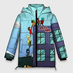 Куртка зимняя женская Южный парк, цвет: 3D-черный