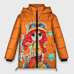 Куртка зимняя женская JESSIE, цвет: 3D-красный