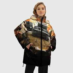 Куртка зимняя женская ТАНКИ, цвет: 3D-черный — фото 2