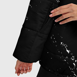 Куртка зимняя женская БЕЛЫЕ ЧЕРЕПА, цвет: 3D-светло-серый — фото 2