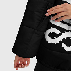 Куртка зимняя женская Slipknot 6, цвет: 3D-красный — фото 2