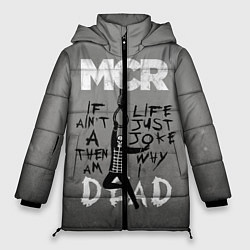 Куртка зимняя женская My Chemical Romance, цвет: 3D-светло-серый