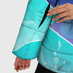 Куртка зимняя женская LEON SHARK - BRAWL STARS, цвет: 3D-черный — фото 2