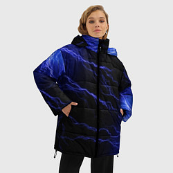 Куртка зимняя женская МОЛНИИ, цвет: 3D-светло-серый — фото 2