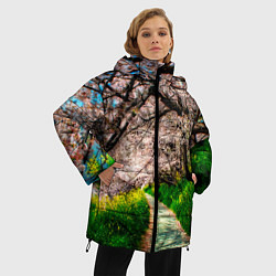 Куртка зимняя женская Весна 2020, цвет: 3D-черный — фото 2