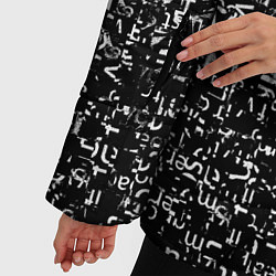 Куртка зимняя женская Art of lettering, цвет: 3D-черный — фото 2