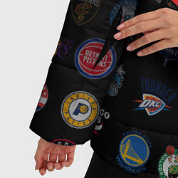 Куртка зимняя женская Houston Rockets 2, цвет: 3D-светло-серый — фото 2