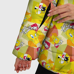 Куртка зимняя женская Looney Tunes, цвет: 3D-красный — фото 2