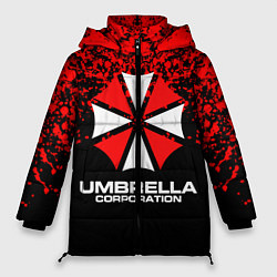Куртка зимняя женская Umbrella Corporation, цвет: 3D-красный