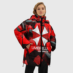 Куртка зимняя женская Umbrella Corp, цвет: 3D-черный — фото 2
