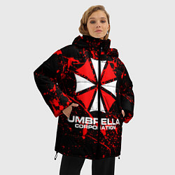 Куртка зимняя женская Umbrella Corporation, цвет: 3D-светло-серый — фото 2