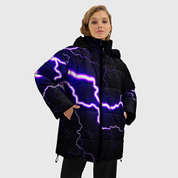 Куртка зимняя женская УДАР МОЛНИИ, цвет: 3D-черный — фото 2