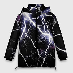 Куртка зимняя женская Молния, цвет: 3D-черный