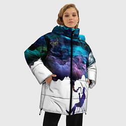 Куртка зимняя женская Smoky dreams, цвет: 3D-черный — фото 2